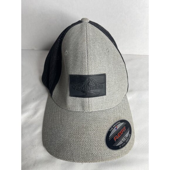 Columbia Logo Flexfit Cap L/XL - Gray Mesh Back - Picture 1 of 3